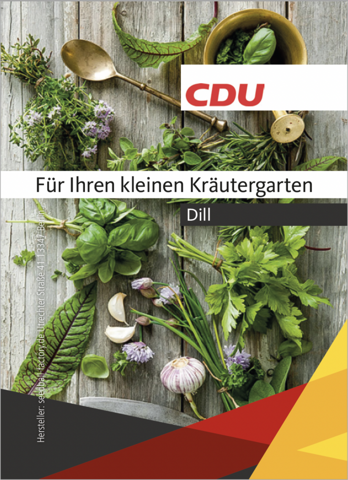CDU-Samentütchen Dill