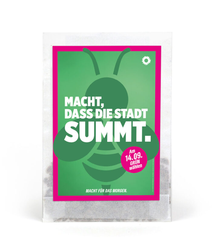Samentütchen Bienenwiese - Kommunalwahl NRW 2025